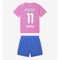 Dětský Fotbalový dres AC Milan Christian Pulisic #11 2023-24 Třetí Krátký Rukáv (+ trenýrky)